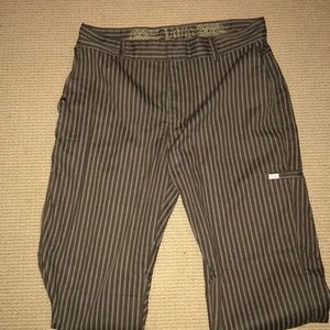Striped Vans brown and blue pants size 36